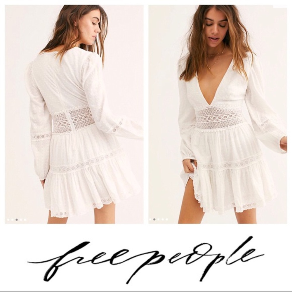 NWT The Delightful Mini Dress in Ivory